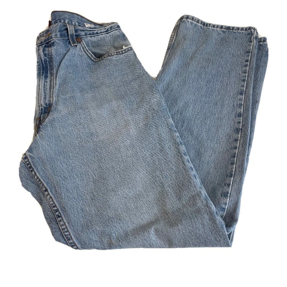 Levi's 505 Mens Regular Fit Straight Jeans Blue 36 X 34 Mid Rise Vintage 90s Y2K